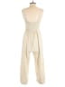 Old Navy Solid Ivory Jumpsuit Size S - photo 2