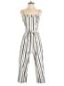 Charlotte Russe Stripes Ivory Jumpsuit Size S - photo 1