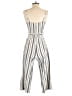 Charlotte Russe Stripes Ivory Jumpsuit Size S - photo 2