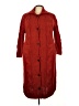 Unbranded 100% Polyester Red Cardigan Size 4X - photo 1