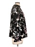 dalia Floral Black 3/4 Sleeve Blouse Size L - photo 4