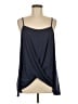 Shein Blue Sleeveless Blouse Size 6 - photo 1