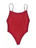 Unbranded Solid Red One Piece Swimsuit Size L (estimated) - photo 1