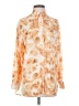 Wilfred Free 100% Polyester Animal Print Orange Long Sleeve Blouse Size XS - photo 1