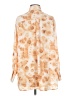 Wilfred Free 100% Polyester Animal Print Orange Long Sleeve Blouse Size XS - photo 2