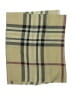 V.Fraas 100% Acrylic Plaid Green Tan Scarf One size - photo 2