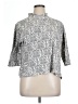 Studio Works Silver Short Sleeve Turtleneck Size XL - photo 1