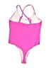 Unbranded Solid Pink One Piece Swimsuit Size S - photo 2