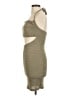 Shein 100% Polyester Tan Cocktail Dress Size M - photo 5