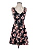 Forever 21 Floral Black Cocktail Dress Size S - photo 1