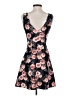 Forever 21 Floral Black Cocktail Dress Size S - photo 2