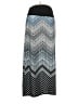 New Directions Chevron-herringbone Blue Active Pants Size XL - photo 1