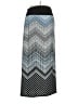New Directions Chevron-herringbone Blue Active Pants Size XL - photo 2