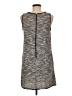 Ann Taylor LOFT Tweed Gray Casual Dress Size M - photo 2