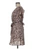 Illa Illa 100% Polyester Polka Dots Tan Cocktail Dress Size M - photo 5