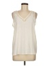 1.State 100% Polyester Ivory Sleeveless Blouse Size M - photo 1