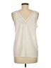 1.State 100% Polyester Ivory Sleeveless Blouse Size M - photo 2