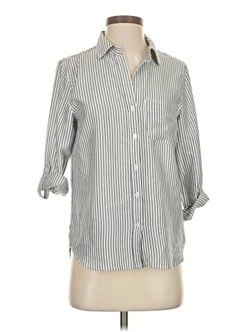 Velvet Heart 3/4 Sleeve Button-Down Shirt (view 1)