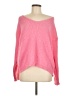 Unbranded 100% Polyester Pink Pullover Sweater Size L - photo 1