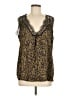 Unbranded Brown Sleeveless Blouse Size L - photo 1