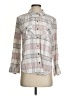 Forever 21 Plaid Pink Long Sleeve Button-Down Shirt Size S - photo 1