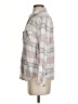 Forever 21 Plaid Pink Long Sleeve Button-Down Shirt Size S - photo 5