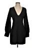 Shein 100% Polyester Solid Black Casual Dress Size S - photo 1