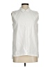 Gap White Sleeveless Button-Down Shirt Size M (tall) - photo 1
