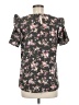 Grayson Threads Black Short Sleeve Blouse Size M - photo 2