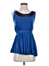 Boulevard Blue Sleeveless Blouse Size S - photo 1