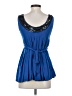 Boulevard Blue Sleeveless Blouse Size S - photo 2