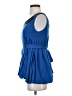 Boulevard Blue Sleeveless Blouse Size S - photo 5