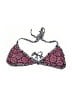 Tommy Bahama Paisley Gray Blue Swimsuit Top Size 4 (estimated) - photo 2