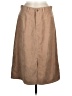 Joelle Solid Tan Formal Skirt Size M - photo 1