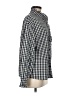 Unbranded 100% Cotton Checkered-gingham Black Long Sleeve Blouse Size M - photo 4