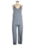 Zara Solid Gray Jumpsuit Size M - photo 1