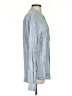 M&S Stripes Blue Long Sleeve Button-Down Shirt Size S - photo 4