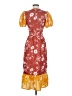 Walter Baker 100% Polyester Orange Casual Dress Size XS - photo 2