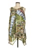 New Directions 100% Polyester Graphic Green Sleeveless Blouse Size L - photo 1