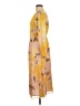 Halogen 100% Polyester Yellow Casual Dress Size M - photo 5