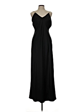 blue dress for baby girl ZARA Black Viscose Satin Cowl Neck Maxi Slip Dress UK M – Reliked