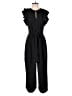 J.Crew 100% Polyester Solid Black Jumpsuit Size 8 - photo 1