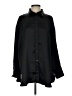 H&M 100% Polyester Solid Black Long Sleeve Blouse Size S - photo 1
