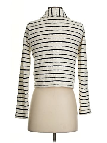 Madewell Striped Button-Front Collared Cardigan (view 2)