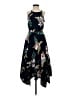 Lulus 100% Cotton Floral Black Cocktail Dress Size XS - photo 1