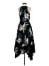 Lulus 100% Cotton Floral Black Cocktail Dress Size XS - photo 2
