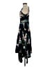 Lulus 100% Cotton Floral Black Cocktail Dress Size XS - photo 5