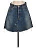 RE/DONE 100% Cotton Blue Denim Skirt Size 27 waist - photo 1