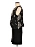 MNG Paisley Black Cocktail Dress Size M - photo 5