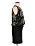 MNG Paisley Black Cocktail Dress Size M - photo 4